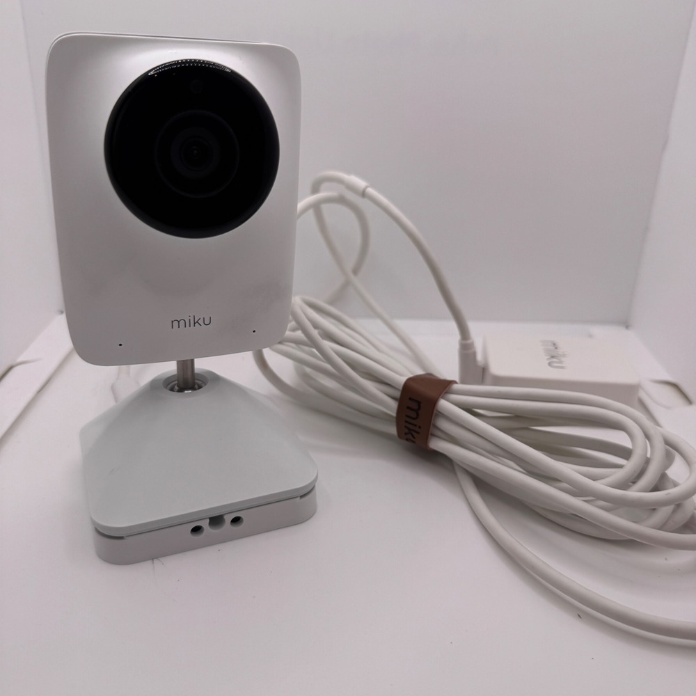 Miku Pro Smart Baby Monitor White Life Monitor II  Model M0101 WiFi Camera Audio